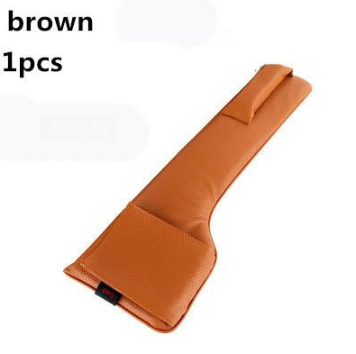 Color: Brown, quantity: 1-Main driving, Style:  - Car Seat Gap Filler Pocket - Premium Automobiles Seat Covers from Rapidvehicles - Just $24.94! Shop now at Rapidvehicles