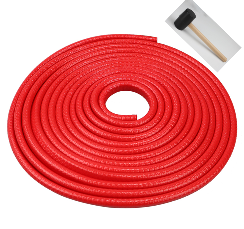 Color: Red+hammer, Size: 10M - Universal Built-in Steel Disc Car Anti Collision Strip Auto Door Edge Scratch Protecter Bumper Strip - Premium Exterior Parts from Rapidvehicles - Just $35.96! Shop now at Rapidvehicles