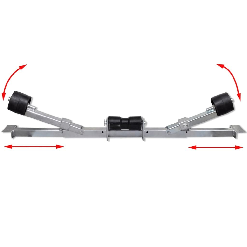 Boat Trailer Bottom Support Bracket with Keel Rollers - Premium Motor Vehicle Trailers from vidaXL - Just $147.99! Shop now at Rapidvehicles