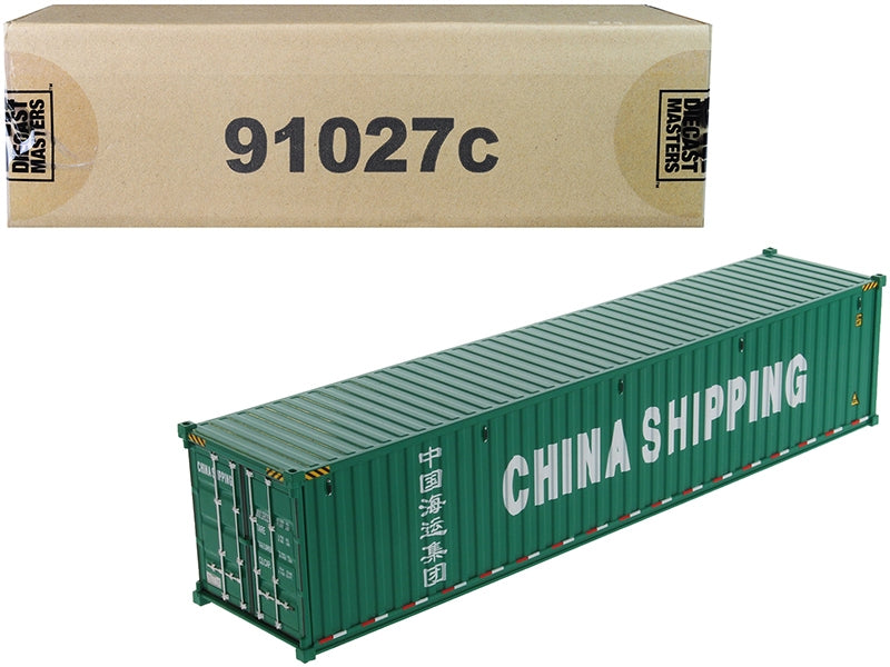 40' Dry Goods Sea Container "China Shipping" Green "Transport - Premium Other from Diecast Masters - Just $61.99! Shop now at Rapidvehicles