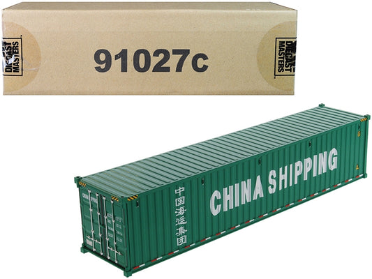 40' Dry Goods Sea Container "China Shipping" Green "Transport - Premium Other from Diecast Masters - Just $61.99! Shop now at Rapidvehicles