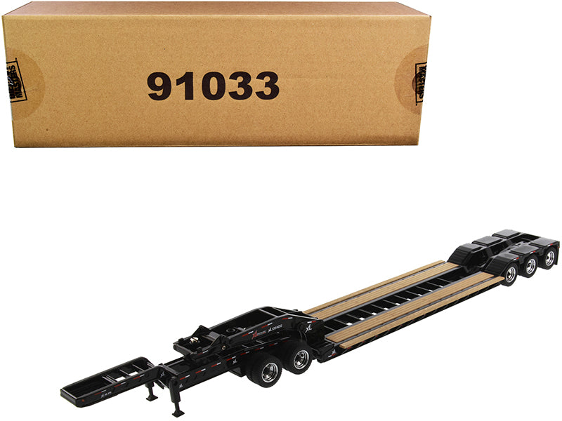 XL 120 Low-Profile HDG Outrigger Style Trailer with Jeep and 2 Boosters "Transport Series" 1/50 Diecast Model by Diecast Masters