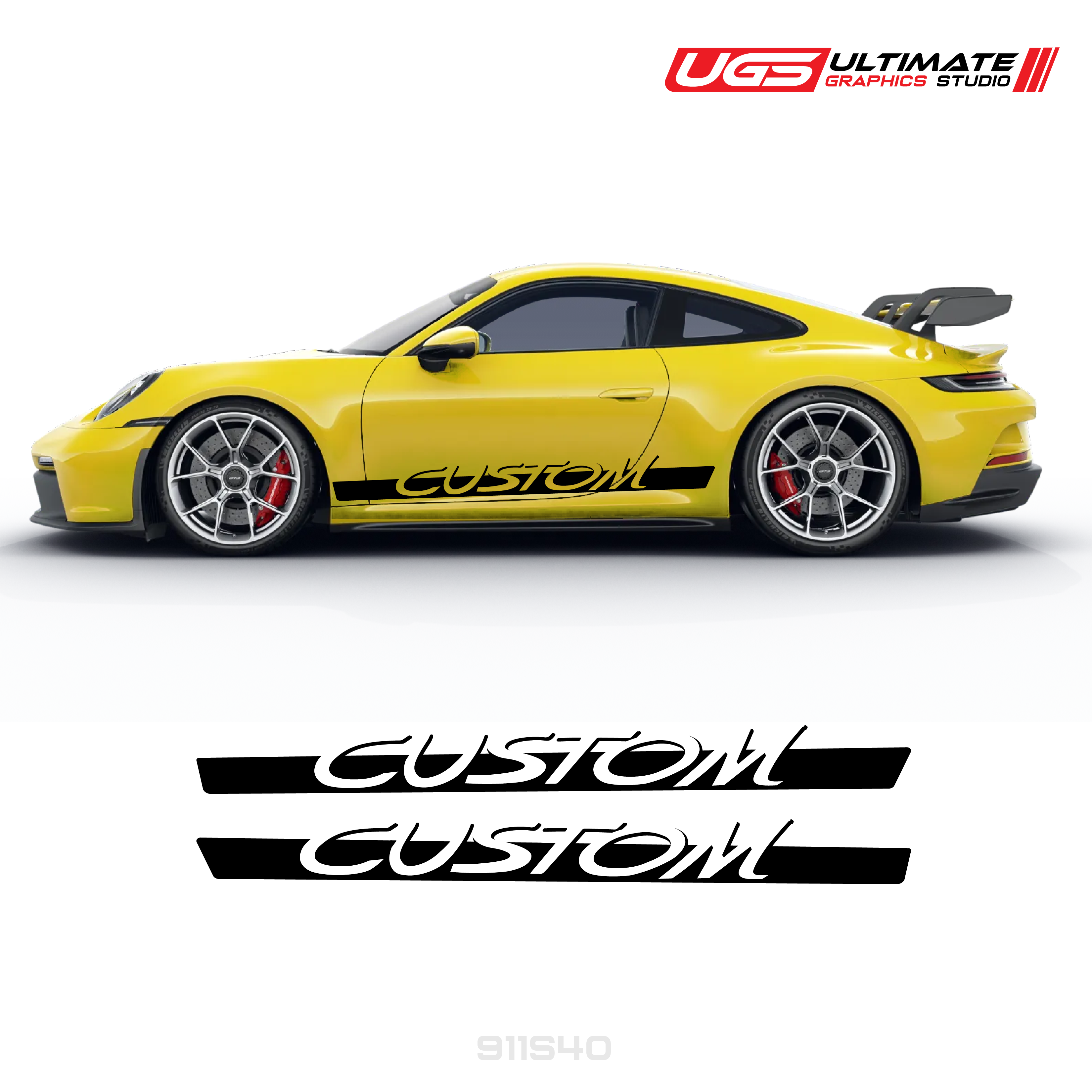 Accent Graphics to fit Porsche 911 GT3