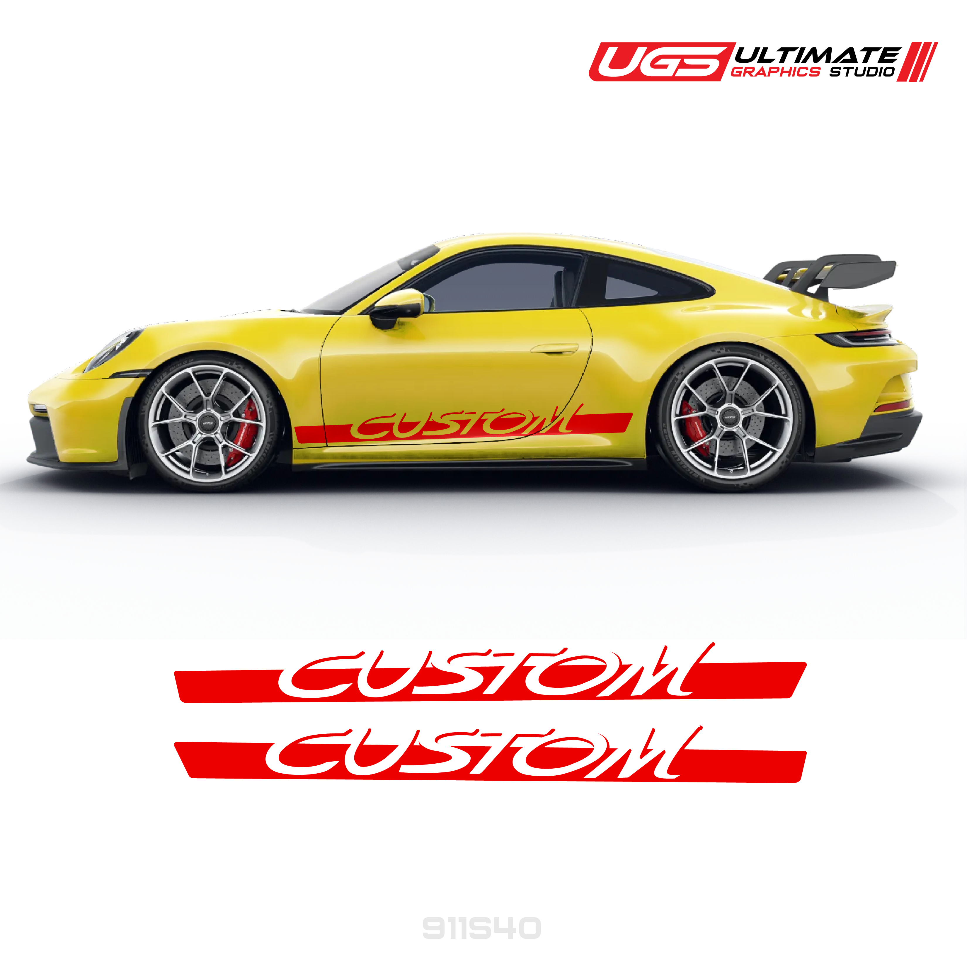 Accent Graphics to fit Porsche 911 GT3
