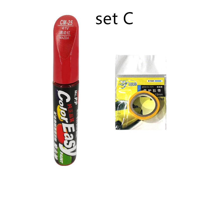 Style: SET C - Mazda Enclave Red Car Touch Up Pen - Premium Exterior Parts from Rapidvehicles - Just $22.99! Shop now at Rapidvehicles