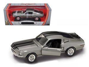 1968 Shelby GT 500KR Silver 1/18 Diecast Model Car by Road Signature - Premium physical from Rapidvehicles - Just $79.99! Shop now at Rapidvehicles