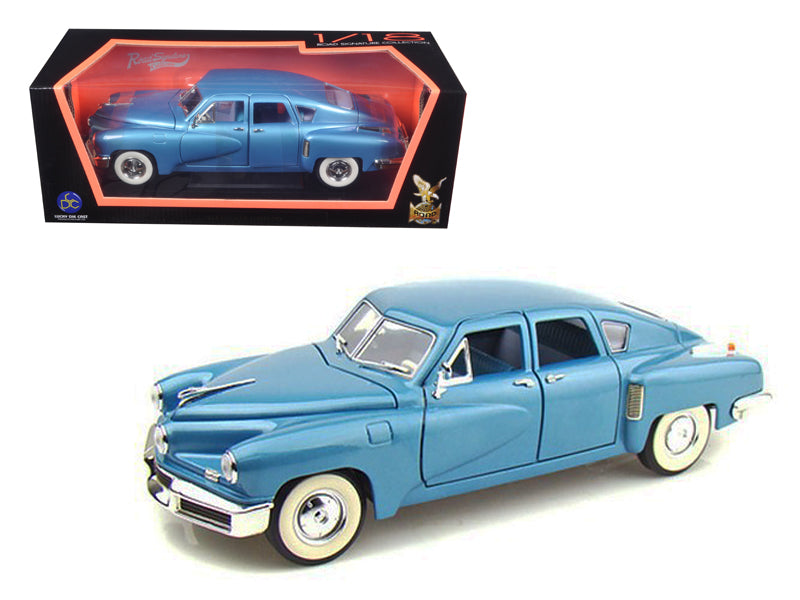 1948 Tucker Torpedo Blue 1/18 Diecast Model Car by Road Signature - Premium physical from Rapidvehicles - Just $79.99! Shop now at Rapidvehicles