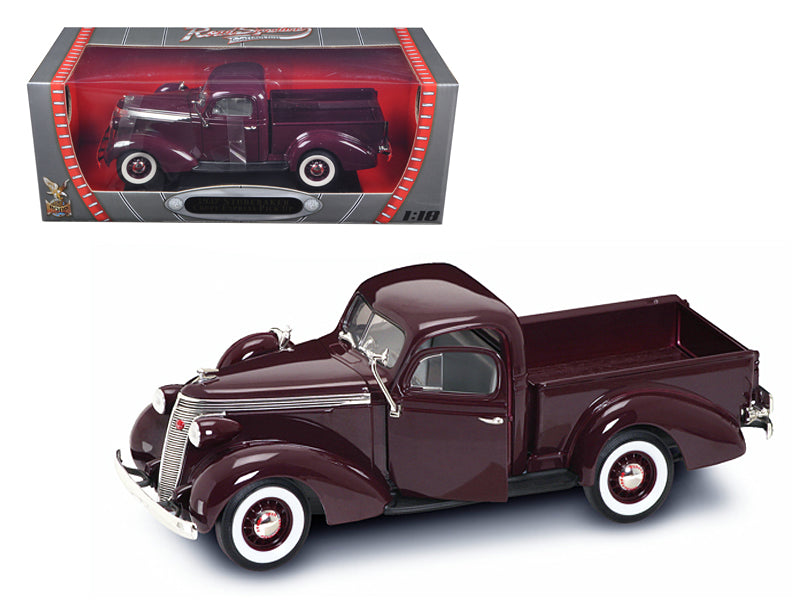 1937 Studebaker Express Pickup Truck Burgundy 1/18 Diecast Model Car by Road Signature - Premium physical from Rapidvehicles - Just $79.99! Shop now at Rapidvehicles