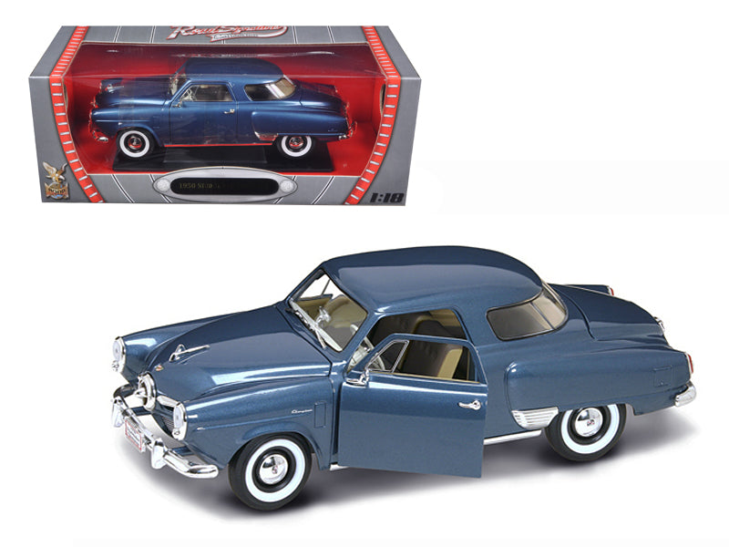 1950 Studebaker Champion Blue Metallic 1/18 Diecast Model Car by Road Signature free shipping USA