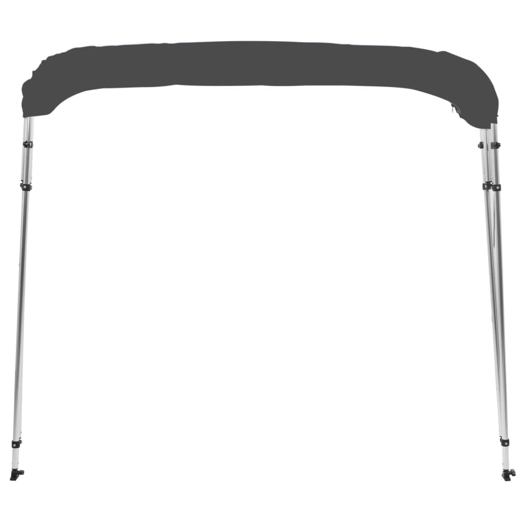 vidaXL 4 Bow Bimini Top Anthracite 95.7"x77.2"x53.9" - Premium Vehicle Covers from vidaXL - Just $166.99! Shop now at Rapidvehicles