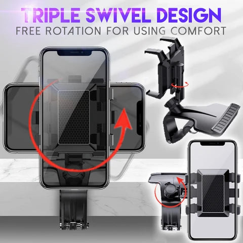 Multifunctional Mobile Phone Car Holder Adjustable 360 Degrees - Premium Interior Parts from Rapidvehicles - Just $34.99! Shop now at Rapidvehicles