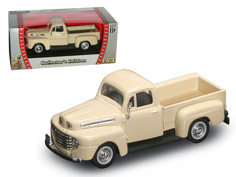 1948 Ford F-1 Pickup Truck Cream 1/43 Diecast Model Car by Road Signature free shipping USA
