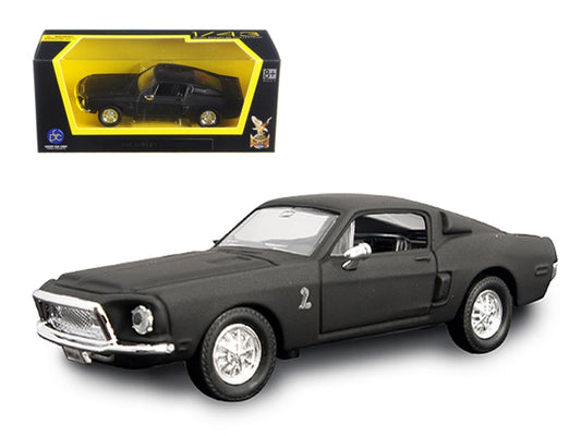 1968 Ford Mustang Shelby GT500 KR Matt Black 1/43 Diecast Model - Premium Mustang Models from Road Signature - Just $35.99! Shop now at Rapidvehicles