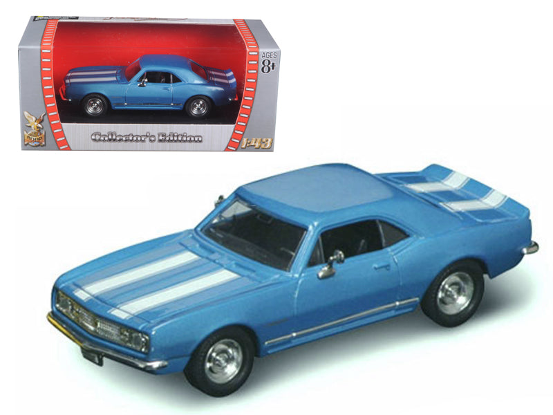 1967 Chevrolet Camaro Z-28 Blue 1/43 Diecast Model Car by Road Signature - Premium physical from Rapidvehicles - Just $35.99! Shop now at Rapidvehicles