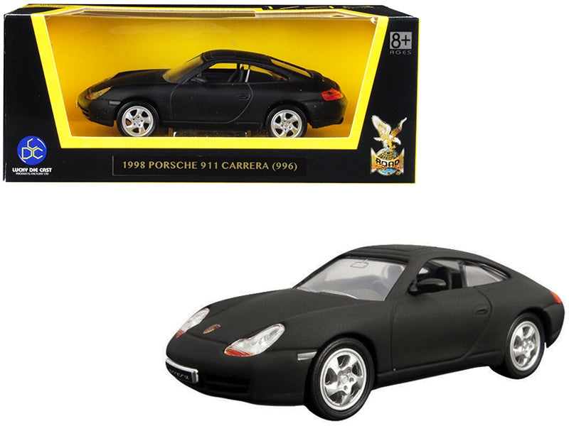 1998 Porsche 911 (996) Carrera Matt Black 1/43 Diecast Model Car - Premium Porsche Models from Road Signature - Just $32.99! Shop now at Rapidvehicles