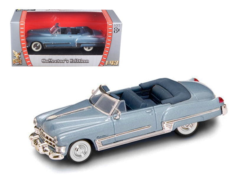 1949 Cadillac Coupe DeVille Convertible Blue Metallic 1/43 Diecast Model Car by Road Signature - Premium Cadillac Models from Road Signature - Just $28.99! Shop now at Rapidvehicles