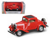 1932 Ford 3-Window Coupe Red 1/43 Diecast Model Car by Road Signature - Premium physical from Rapidvehicles - Just $35.99! Shop now at Rapidvehicles