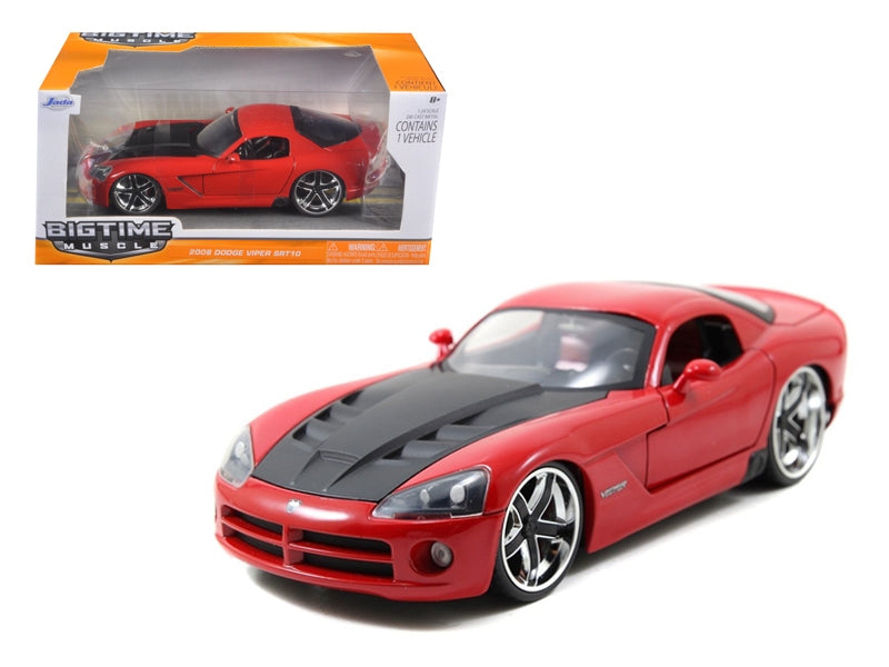 2008 Dodge Viper SRT10 Red 1/24 Diecast Car Model by Jada - Premium Dodge Models from Jada - Just $62.09! Shop now at Rapidvehicles