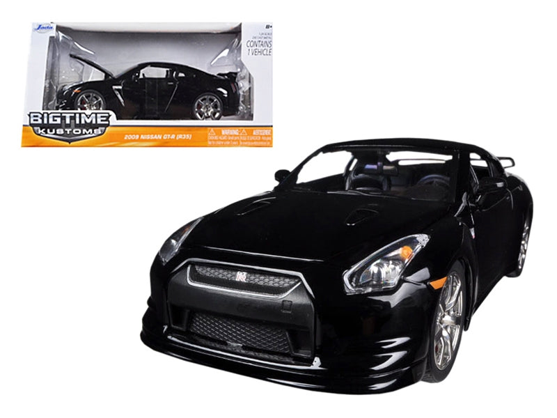 2009 Nissan GT-R R35 Black 1/24 Diecast Car Model by Jada - Premium Nissan Models from Jada - Just $40.03! Shop now at Rapidvehicles