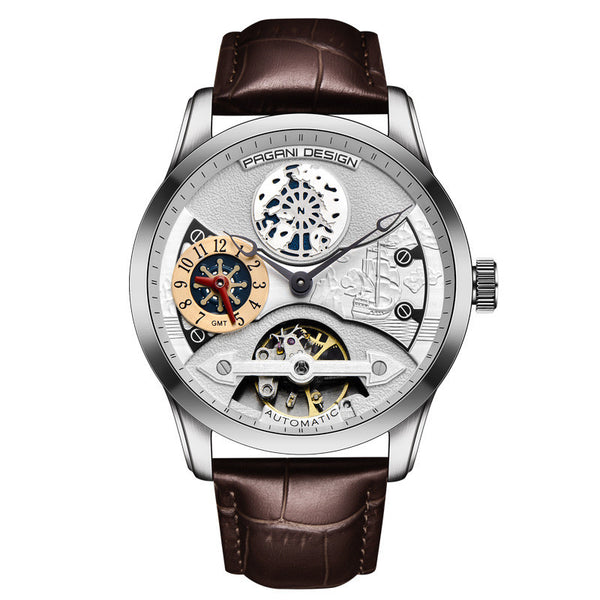 Color: White coffee - PAGANI DESIGN/Borgani men's watch