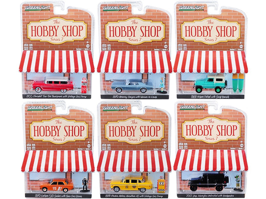 "The Hobby Shop" Set of 6 pieces Series 7 1/64 Diecast Model Cars - Premium 1/64 Scale Sets from Greenlight - Just $70.19! Shop now at Rapidvehicles