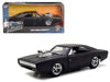 Dom's 1970 Dodge Charger R/T Matt Black "Fast & Furious" Movie 1/24 Diecast Model Car by Jada - Premium Fast & Furious Models from Jada - Just $43.99! Shop now at Rapidvehicles