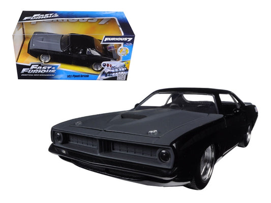 Letty's Plymouth Barracuda Matt Black "Fast & Furious 7" Movie - Premium Movie/TV Series Models from Jada - Just $48.99! Shop now at Rapidvehicles