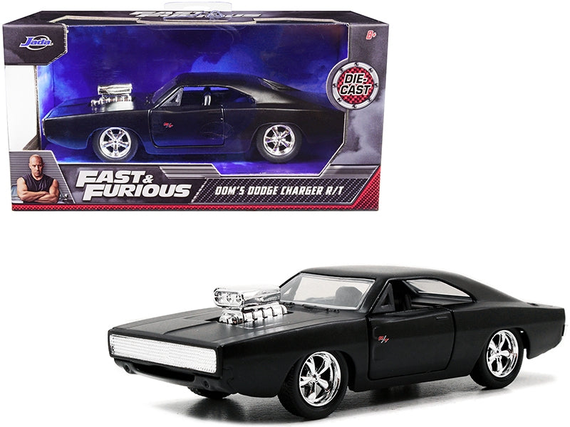 Dom's Dodge Charger R/T Matt Black "Fast & Furious" Movie 1/32 - Premium Fast & Furious Models from Jada - Just $29.99! Shop now at Rapidvehicles