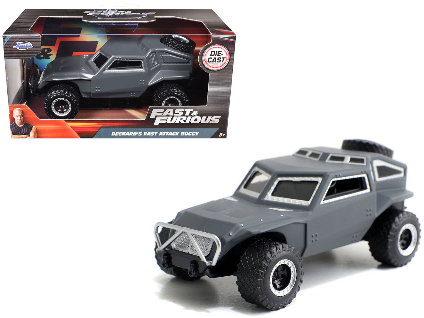 Deckard's Fast Attack Buggy Gray "Fast & Furious 7" Movie 1/32 Diecast Model Car by Jada - Use code SHOPAPP15 to get 15 percent off