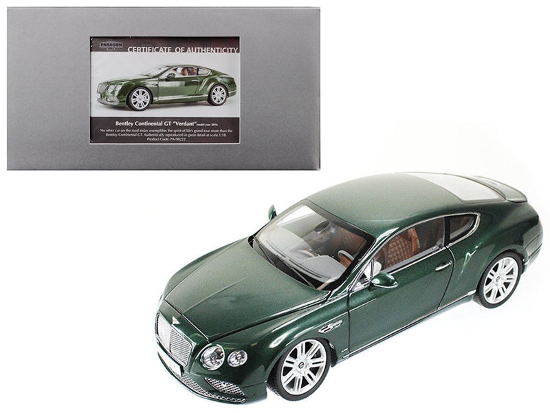 2016 Bentley Continental GT LHD Verdant Green 1/18 Diecast Model - Premium Bentley Models from Paragon - Just $240.29! Shop now at Rapidvehicles