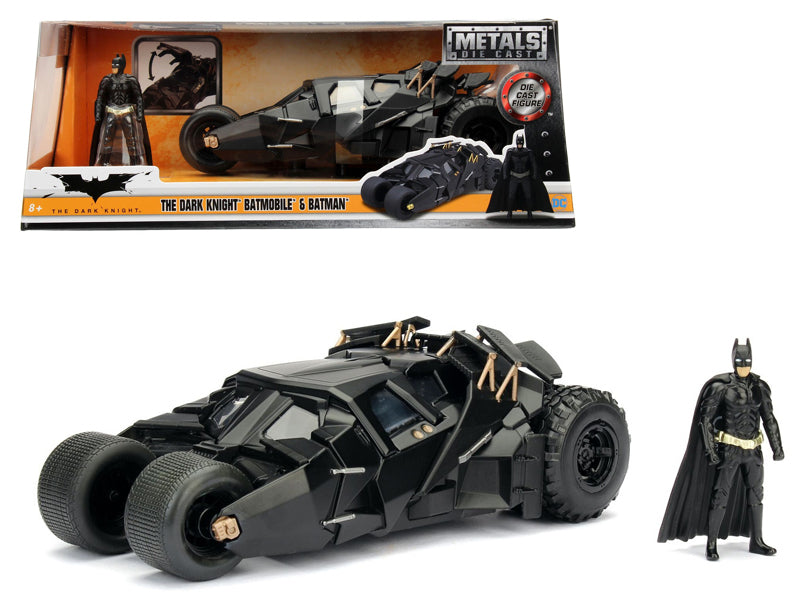 2008 "The Dark Knight" Tumbler Batmobile with Batman Diecast Figurine 1/24 Diecast Model Car by Jada free shipping USA