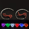 LED Headlights Lens Light Strips Devil Eyes Modified Car Motorcycle Accessories 360 Degree - Premium Motorcycle from Rapidvehicles - Just $18.99! Shop now at Rapidvehicles