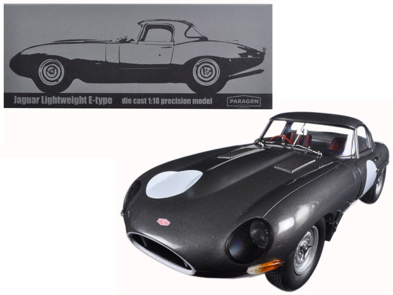 Jaguar Lightweight E-Type Continuation Gunmetal 1/18 Diecast - Premium Jaguar Models from Paragon - Just $181.79! Shop now at Rapidvehicles