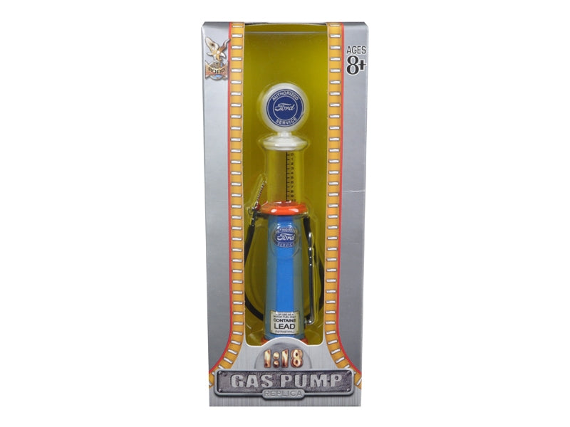 Ford Gasoline Vintage Gas Pump Cylinder 1/18 Diecast Replica by - Premium Gas Pumps Models from Road Signature - Just $35.09! Shop now at Rapidvehicles