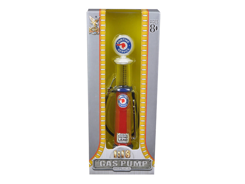 Pontiac Gasoline Vintage Gas Pump Cylinder 1/18 Diecast Replica by Road Signature - Premium  from Road Signature - Just $31.99! Shop now at Rapidvehicles