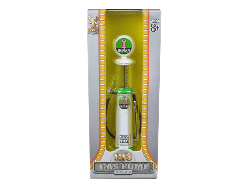 Indian Gasoline Vintage Gas Pump Cylinder 1/18 Diecast Replica by Road Signature free shipping USA