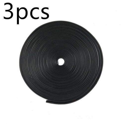 Color: Black 3pcs - Automotive Supplies, Wheel Decoration Strips, - Premium Interior Parts from Rapidvehicles - Just $35.09! Shop now at Rapidvehicles