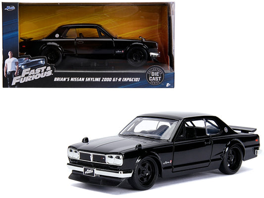 Brian's Nissan Skyline 2000 GT-R (KPGC10) Black "Fast & Furious" - Premium Movie/TV Series Models from Jada - Just $29.69! Shop now at Rapidvehicles