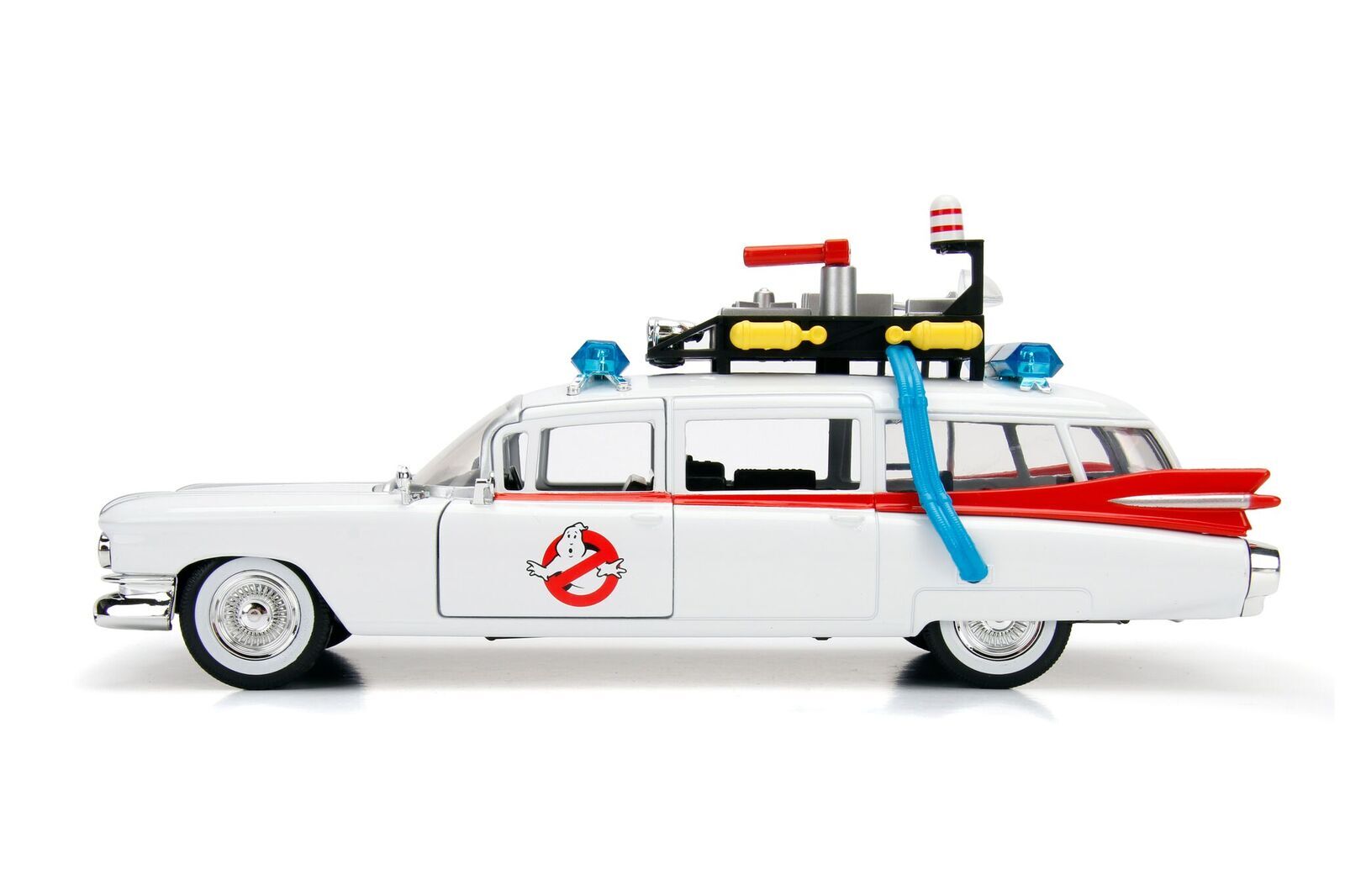 1959 Cadillac Ambulance Ecto-1 White "Ghostbusters" Movie - Premium Cadillac Models from Jada - Just $59.59! Shop now at Rapidvehicles