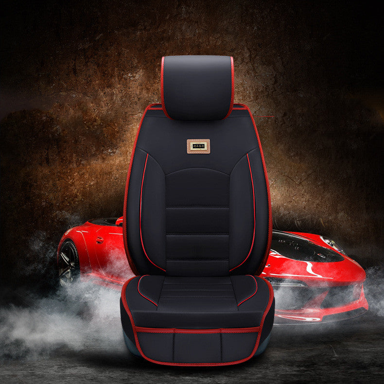 Color: Black - Car seat cushion cover - Premium Interior Parts from Rapidvehicles - Just $76.99! Shop now at Rapidvehicles