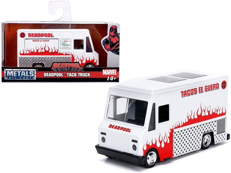 Deadpool Taco Truck White "Marvel" Series 1/32 Diecast Model by - Premium Other from Jada - Just $32.99! Shop now at Rapidvehicles