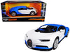 Bugatti Chiron Blue / White \"Exotics\" 1/24 Diecast Model Car by - Premium  from Rapidvehicles - Just $48.99! Shop now at Rapidvehicles