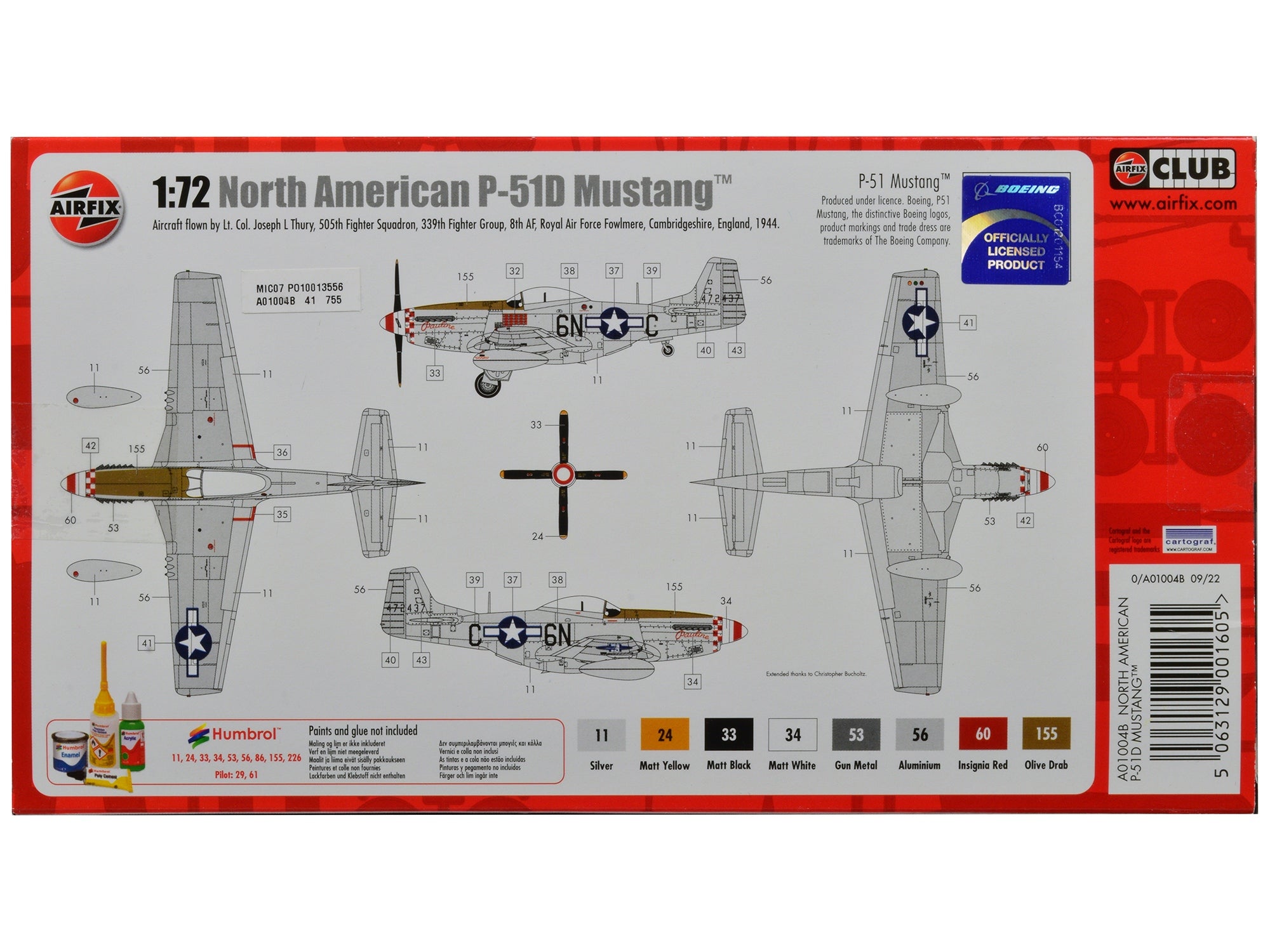 Level 1 Model Kit North American P-51D Mustang Fighter Aircraft 1/72 Plastic Model Kit by Airfix - Premium Military Models from Airfix - Just $22.32! Shop now at Rapidvehicles