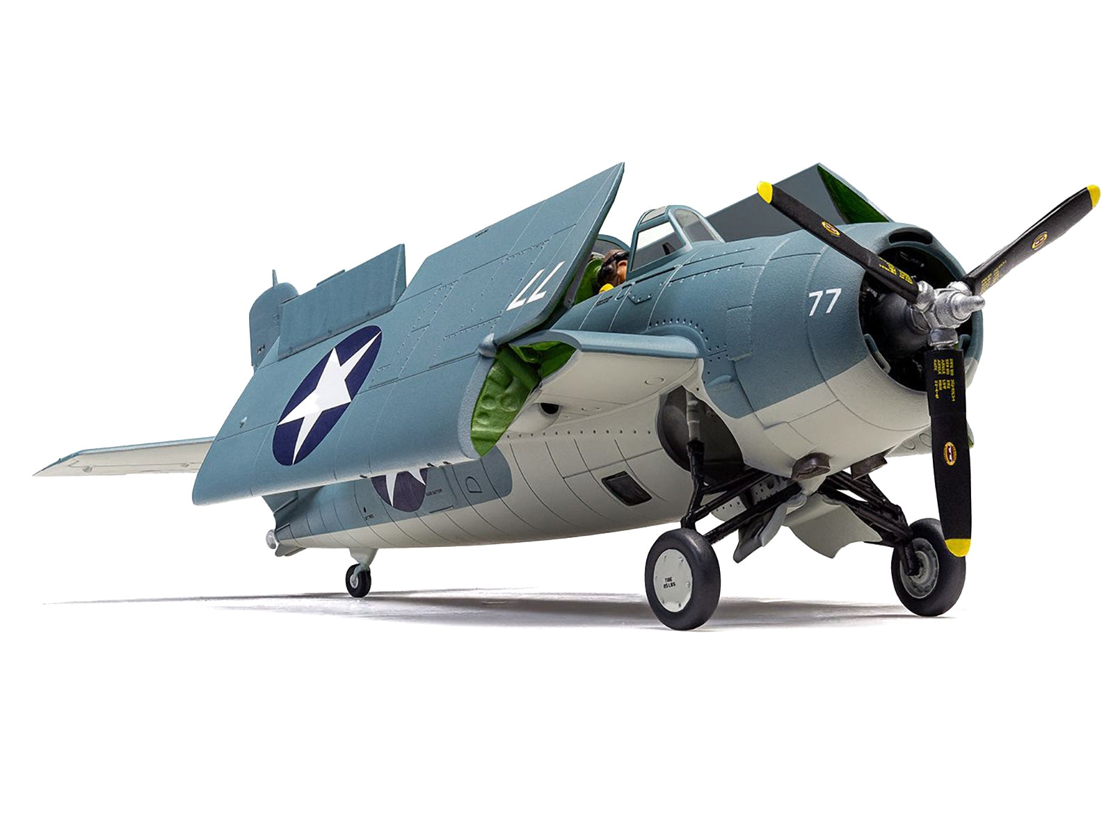 Level 2 Model Kit Grumman F4F-4 Wildcat Fighter Aircraft with 2 Scheme Options 1/72 Plastic Model Kit by Airfix - Premium Grumman from Airfix - Just $33.99! Shop now at Rapidvehicles