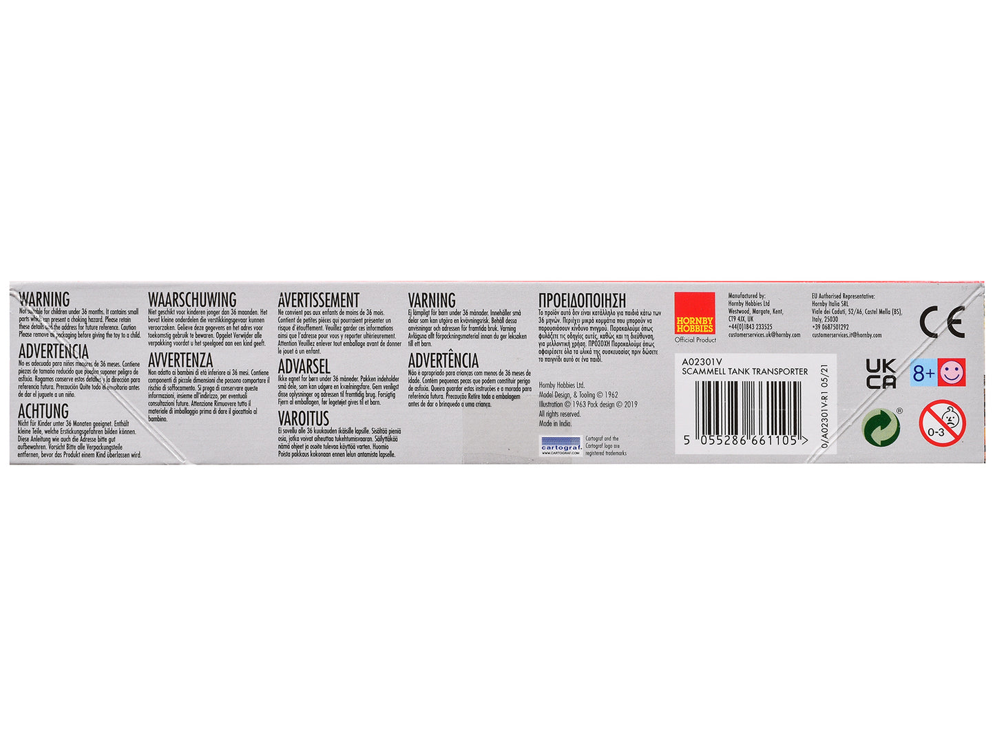 Level 2 Model Kit Scammel Tank Transporter 1/76 Plastic Model Kit by Airfix