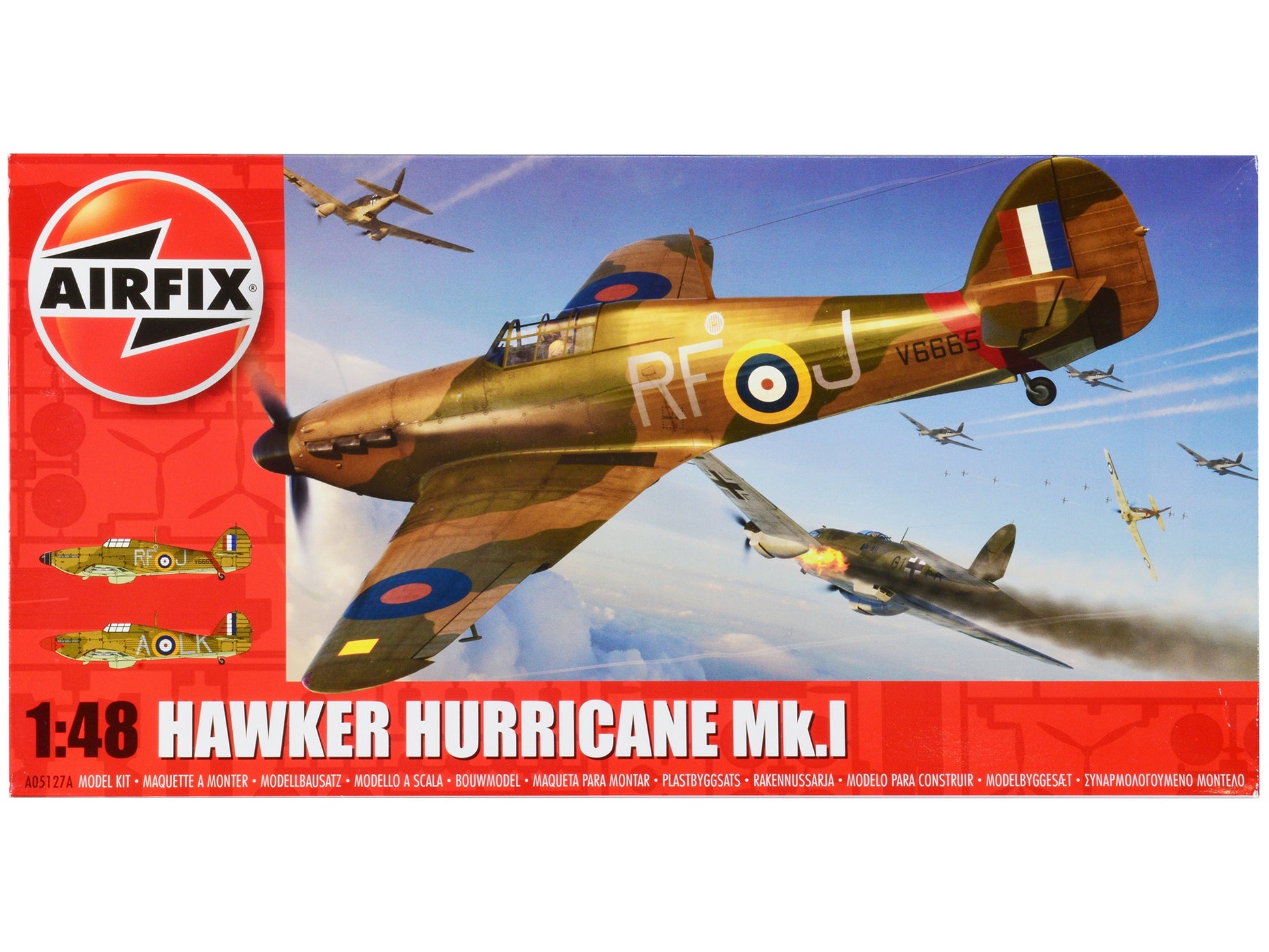 Level 2 Model Kit Hawker Hurricane Mk.I Fighter Aircraft with 2 Scheme Options 1/48 Plastic Model Kit by Airfix - Premium Hawker from Airfix - Just $63.62! Shop now at Rapidvehicles