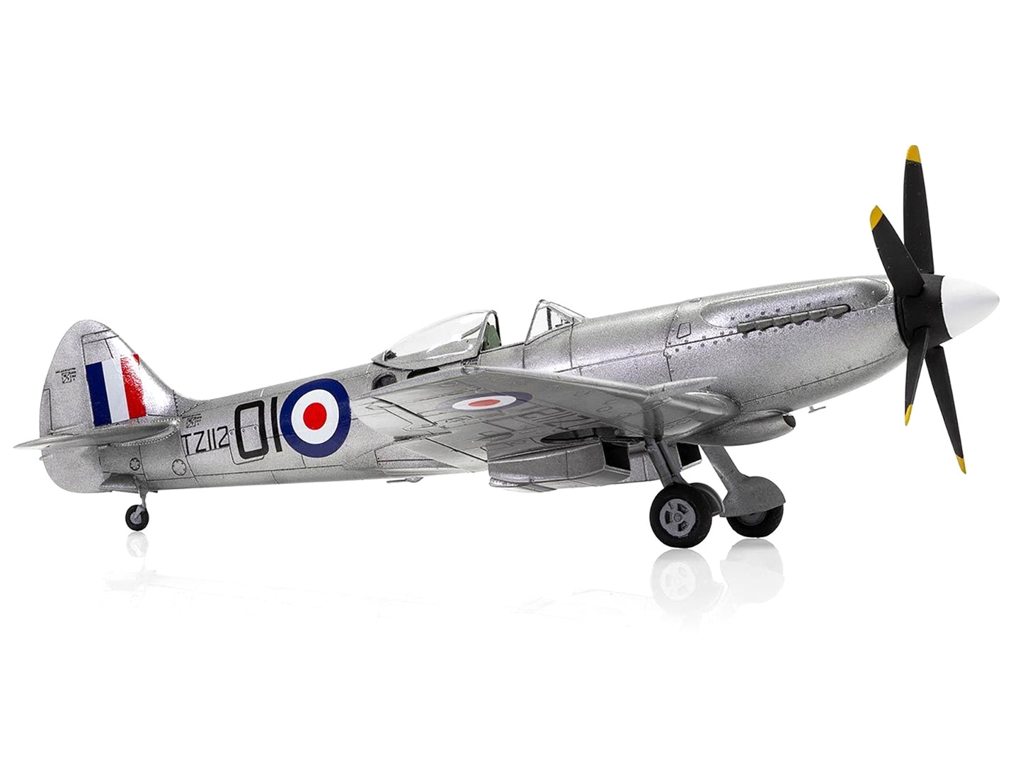 Level 2 Model Kit Supermarine Spitfire FR Mk.XIV Fighter Aircraft - Premium Military Models from Airfix - Just $69.29! Shop now at Rapidvehicles