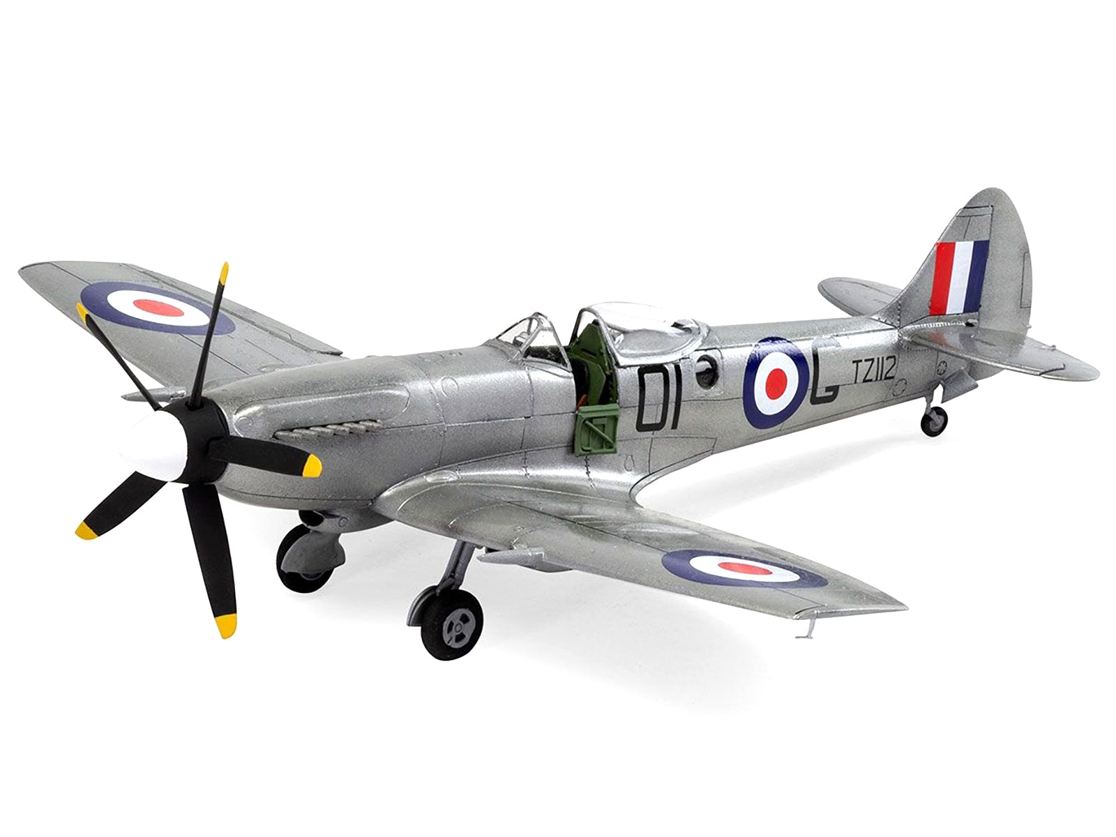 Level 2 Model Kit Supermarine Spitfire FR Mk.XIV Fighter Aircraft with 2 Scheme Options 1/48 Plastic Model Kit by Airfix - Premium Military Models from Airfix - Just $64.99! Shop now at Rapidvehicles