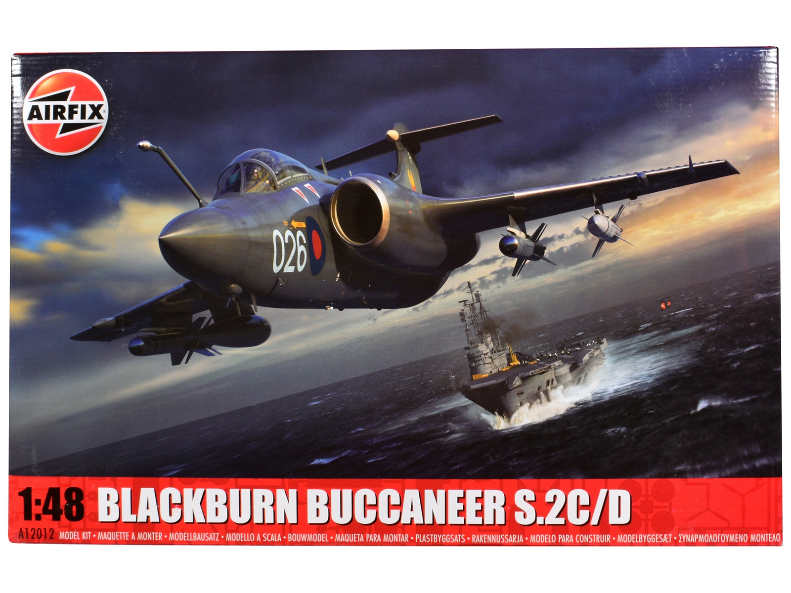 Level 4 Model Kit Blackburn Buccaneer S.2C/D Attack Aircraft with - Premium Military Models from Airfix - Just $129.59! Shop now at Rapidvehicles