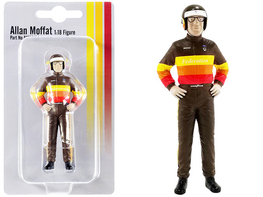 Allan Moffat "Federation" Driver Figurine for 1/18 Scale Models by ACME free shipping USA